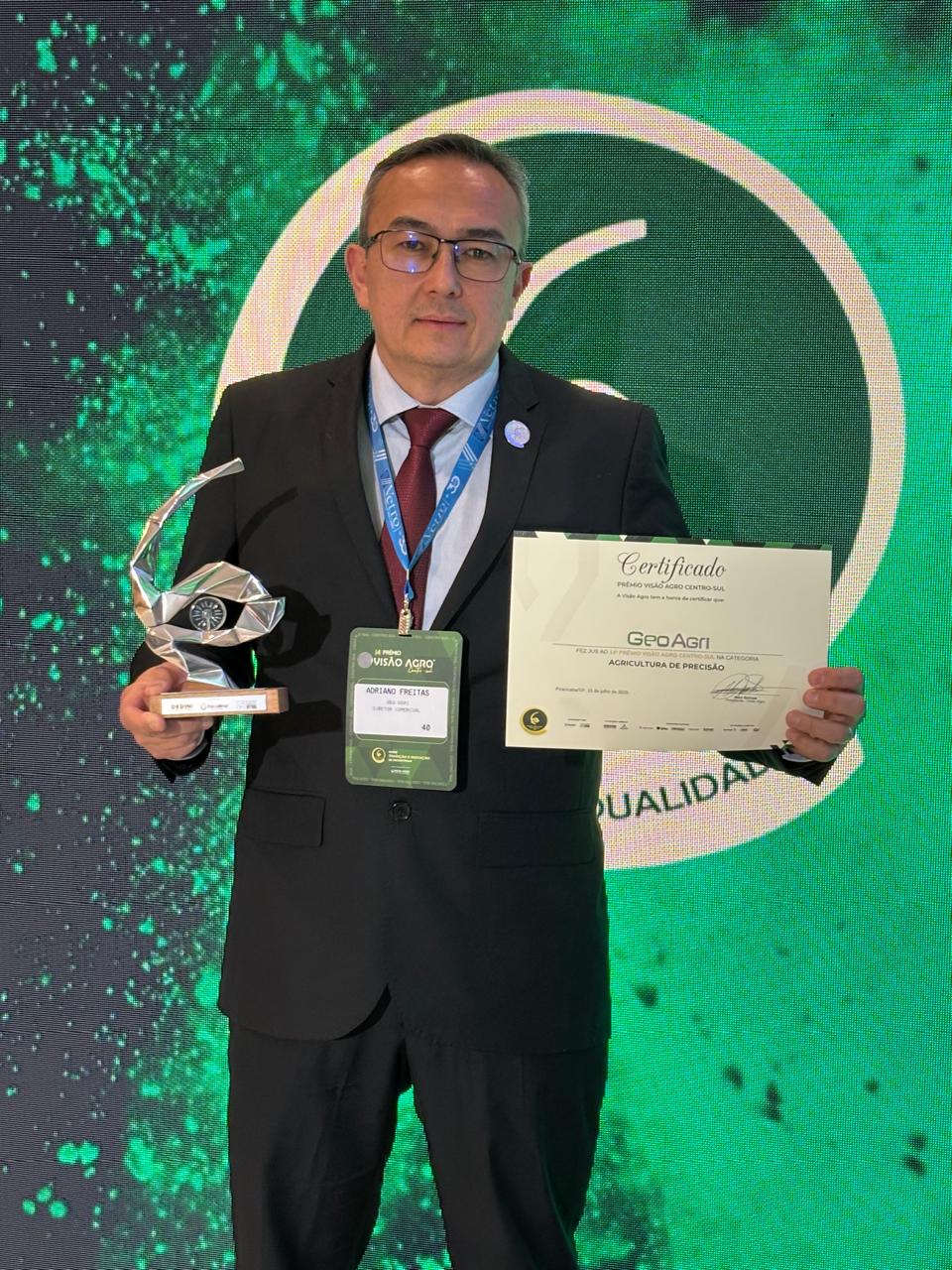 Geo Agri é novamente reconhecida pela Visão Agro como referência em Agricultura de Precisão Centro Sul